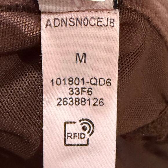 Victoria's Secret Dream Angels Corset Long Sleeve Chocolate Brown M 36A/36B NWT - Picture 9 of 9